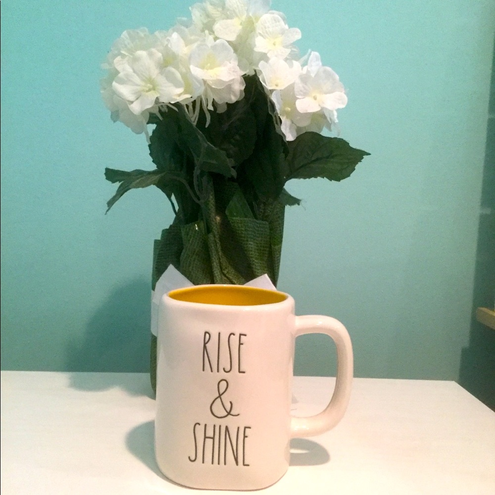 Rae Dunn “RISE & SHINE” coffee/tea mug